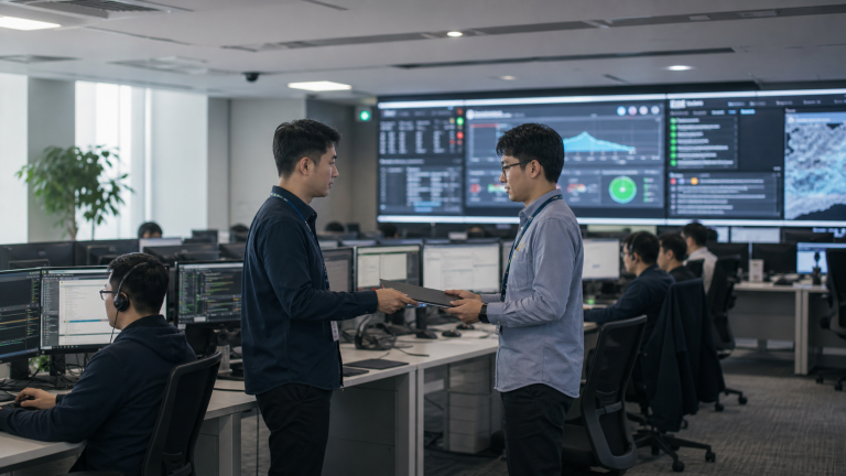 云服务基础设施运维现场与系统集成相关的企业现场配图